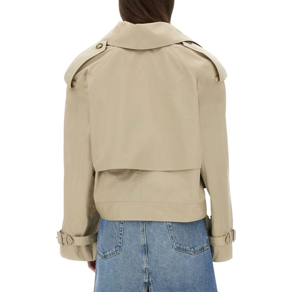 Stella Mccartney Women Short Trench Coat With Belt - Picture 3 of 4